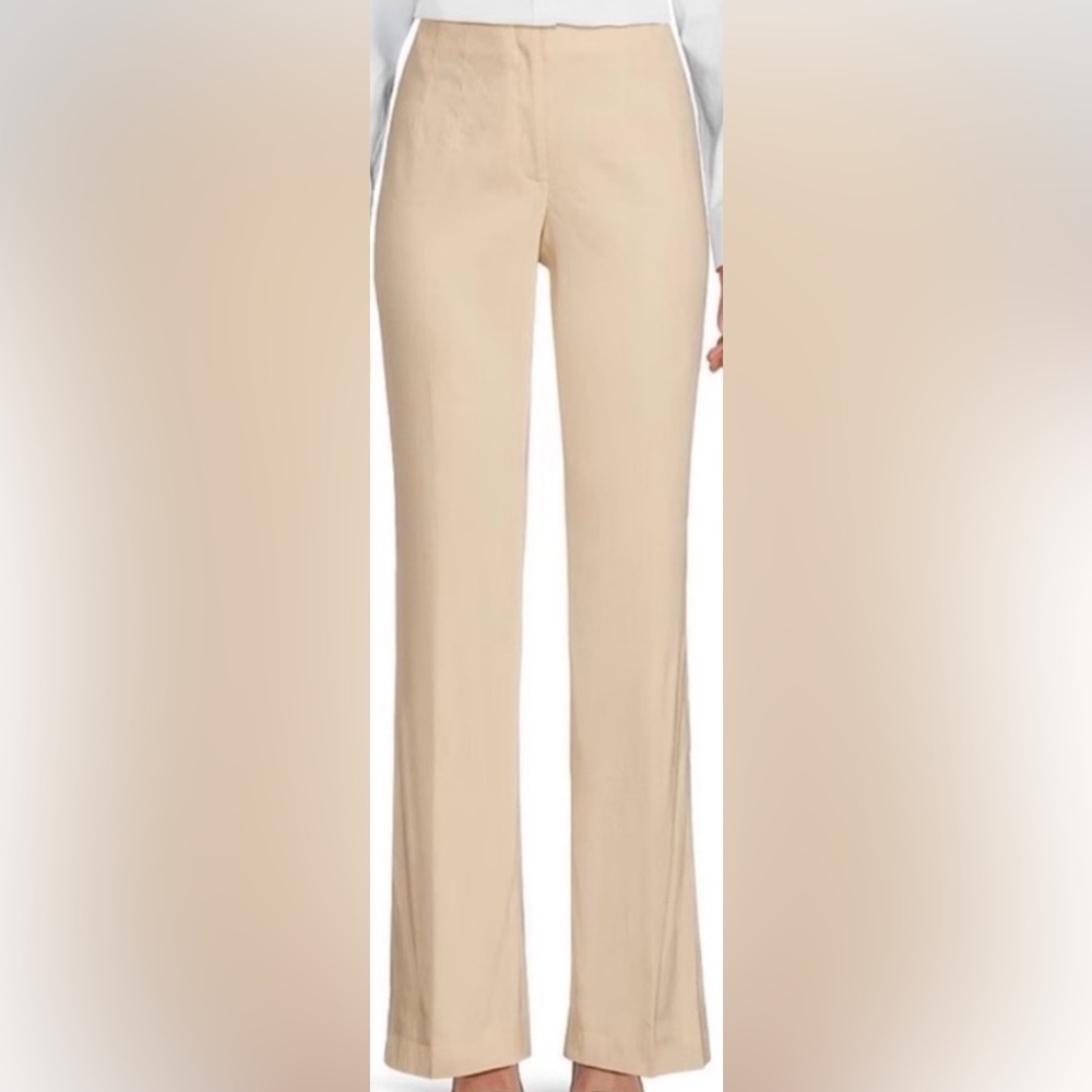 ANTONIO MELANI Classic Cream Straight Leg Pants